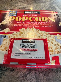 Microwave Popcorn from Costco