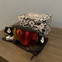 Volcom Matte Black Goggles 