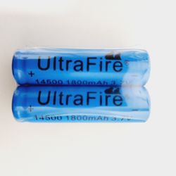 2pc Ultrafire 3.7V Rechargeable Battery 