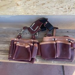 Occidental Leather Framing Bag And Framing Gun