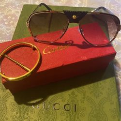 Bracelet and sunglasses