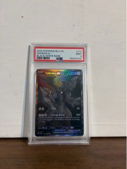 Pokemon psa 9 black zekrom black bolt