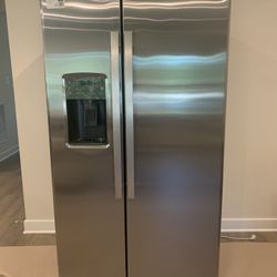 New Stainless Steel Side-by-Side 25.3 cu ft Refrigerator 