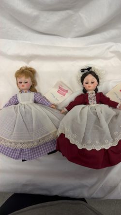 Vintage Madame Alexander Little Women Meg and Marme Dolls  11"and Marme