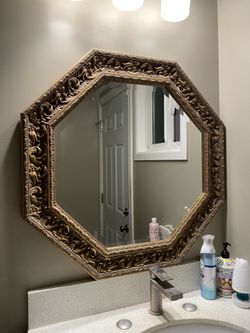 Heptagon Gold Mirror