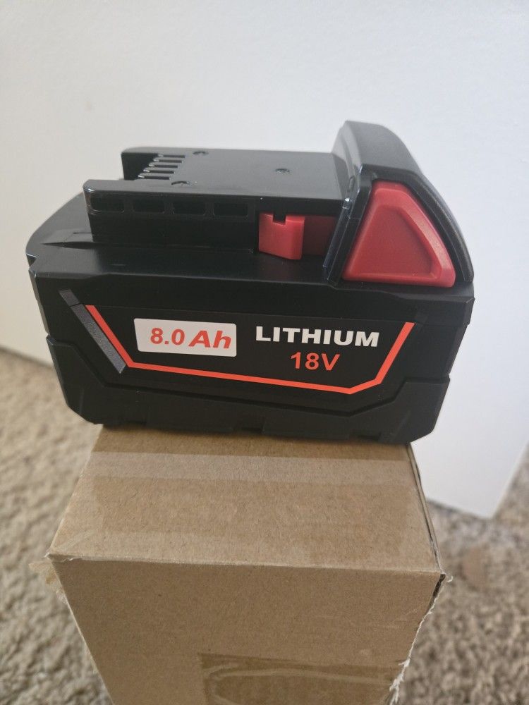 2 New Milwaukee Batteries 