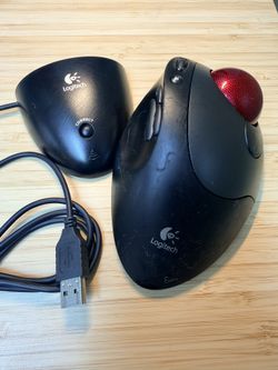 Logitech T-RB22 Optical Wireless Trackman and USB Receiver