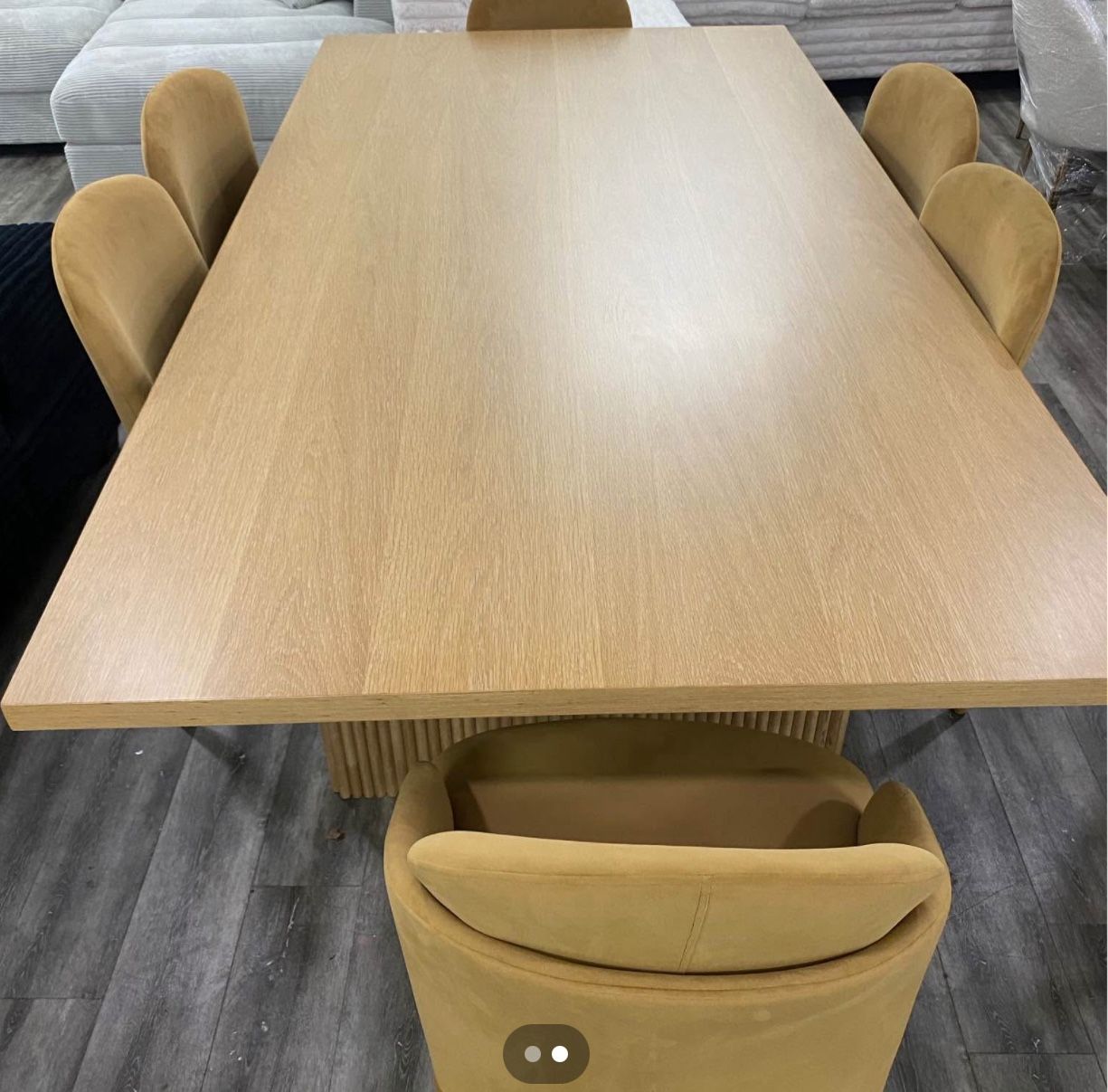 New Dining Room Set Of 7pc Solid Wood $1299