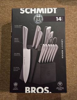 Schmidt Bros Legacy Cutlery Knife Block 14 Piece Set NEW