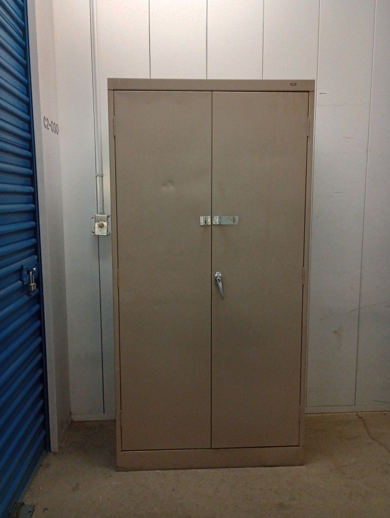 Tan Color Storage Cabinet $ 220
