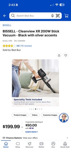 Bissell cleanview stick vacuum