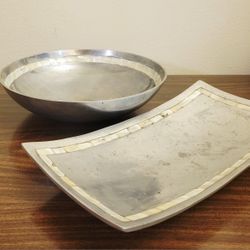 Bowl And Serving Tray Set