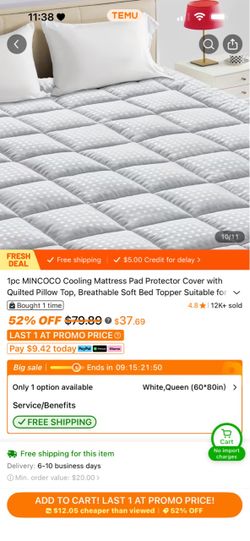 BRAND NEW TWIN MATTRESS TOPPER