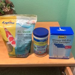 Fish Food And Filter Cartridges