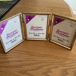 Vintage Tabletop Triple Photo Frame