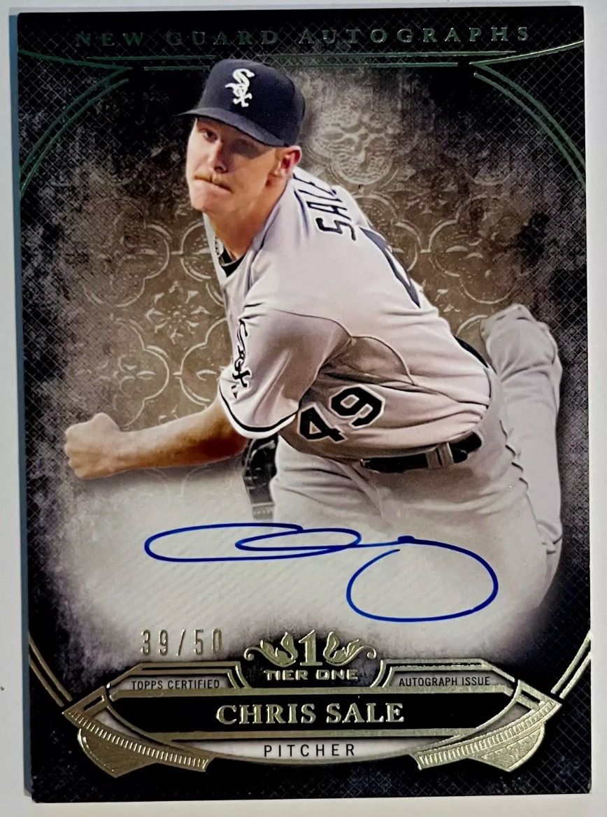 Chris Sale 2015 /50 Autographed Card