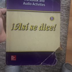 Asi Se Dice Work Book And Audio Activities