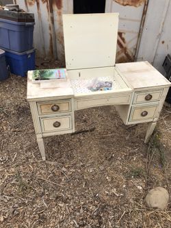 Vintage Make Up Desk