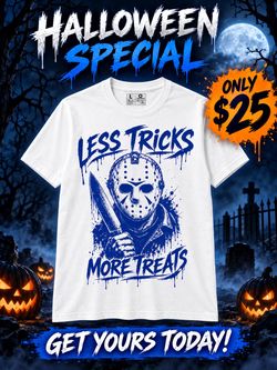 Halloween Horror Graphic T-Shirt Size Large