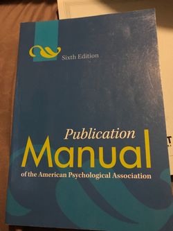Publication manual