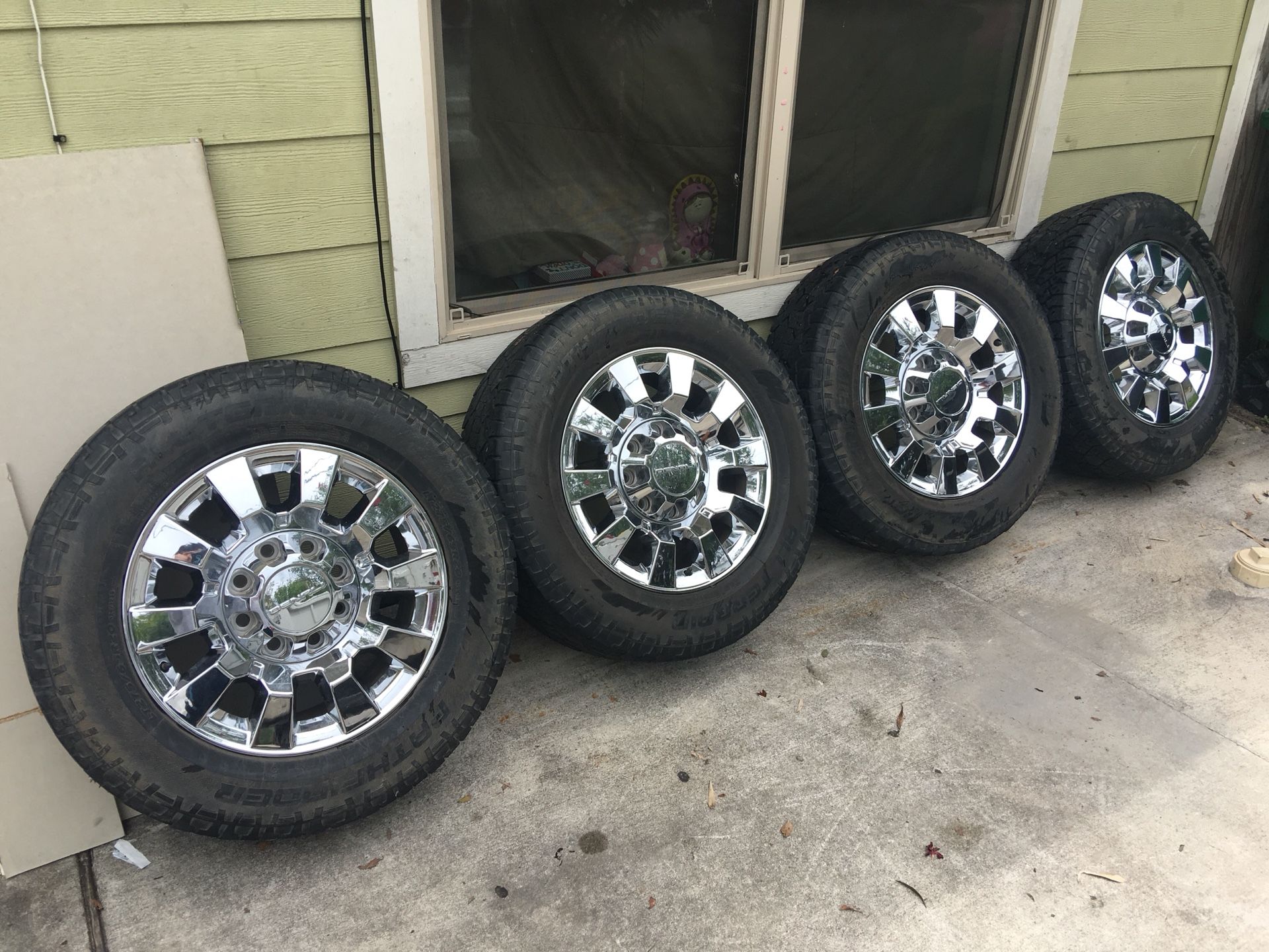 2018 20 inch Denali wheels rims gmc Chevy 2500hd for Sale in Houston ...