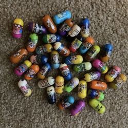 Mighty Beanz lot, 39 beans total. 2000s toys