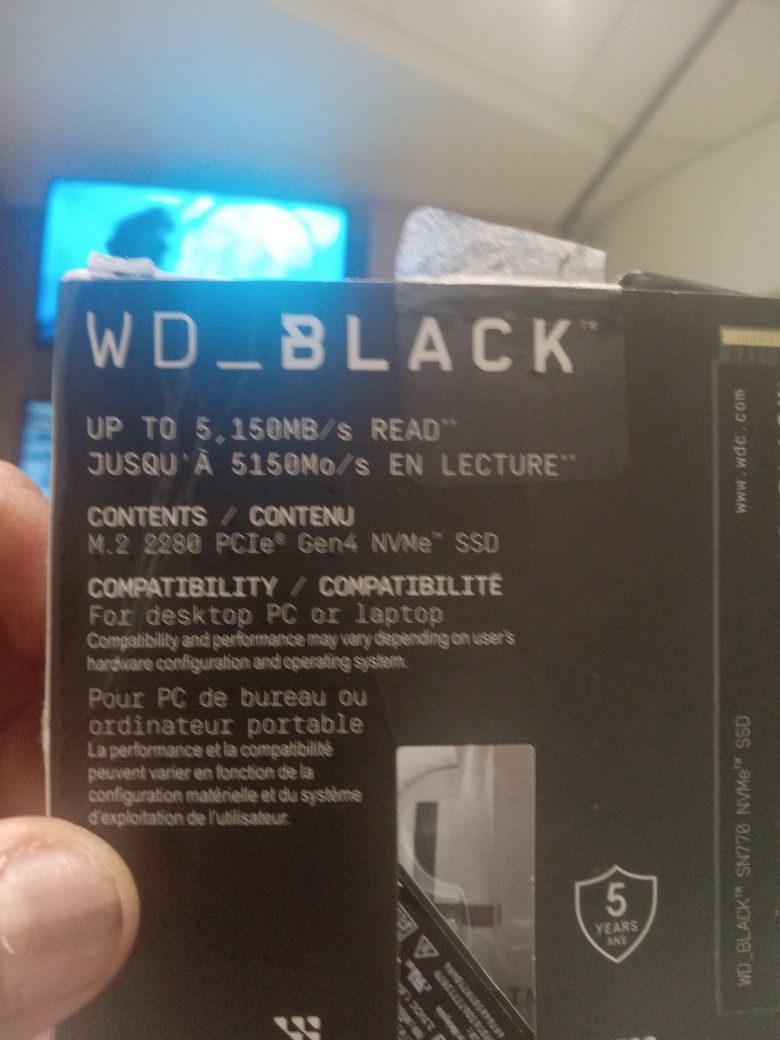 2 Tb Gaming Harddrive (Imternal)