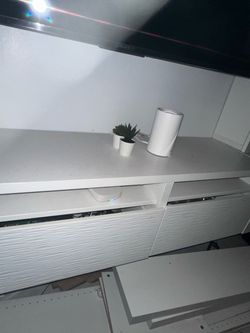 IKEA TV Frame or shelf  Frame, white, 47 1/4x15 3/4x15 "
