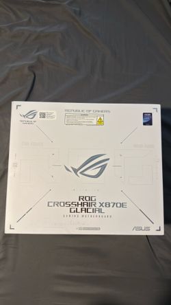 ASUS ROG Crosshair X870E Glacial Gaming Motherboard