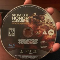 PS3 Medal of Honor WarFighter project honor edition