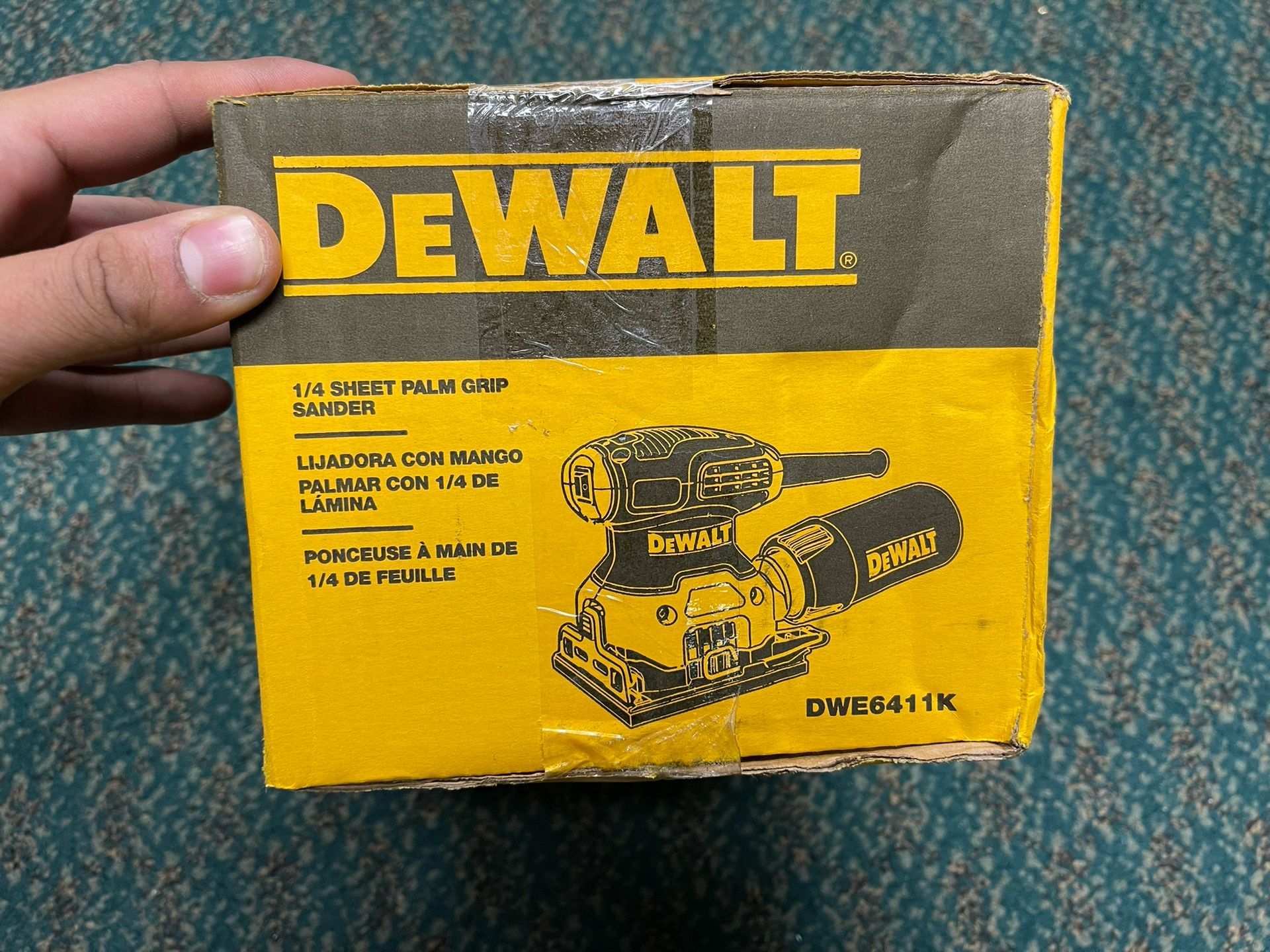 SANDER, TOOLS-POWER DEWALT IN BOX USED DWE6411K