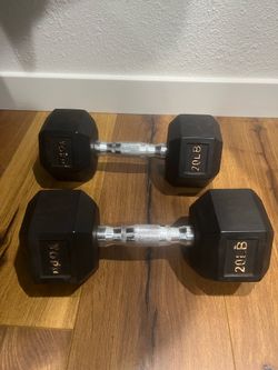Hex Dumbbells - pair, 20 lbs