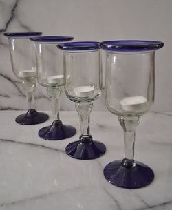 4candle holders + candles