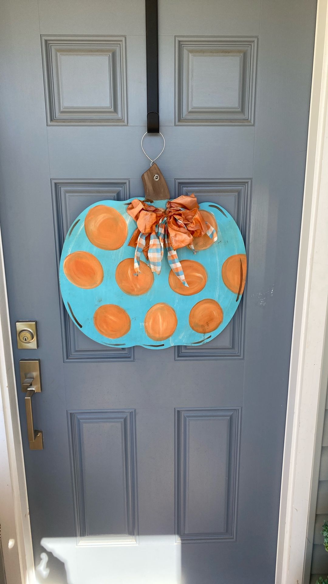 Pumpkin Door Sign