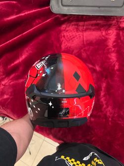 Haley Quinn special edition motorcycle helmet