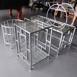 Glass Tables  3 Piece  