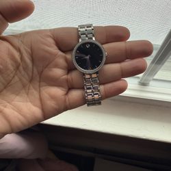 Authentic Movado Museum Women’s Watch | Diamond Bezel | Stainless Steel