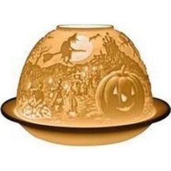 Halloween Candle Holder-Tealight-  Halloween Porcelain Votive 