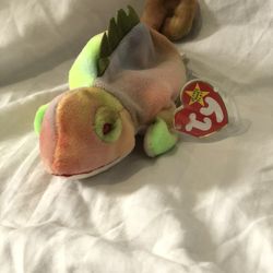 Iggy The Iguana beanie baby original With tags