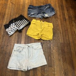 4  Forever 21 Jean Shorts Womens Sz 30