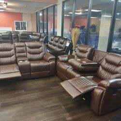 New Recliner Sofa And Loveseat