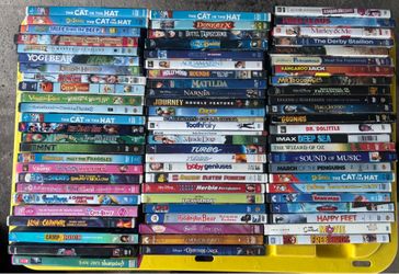 Kids dvd movies $1 each