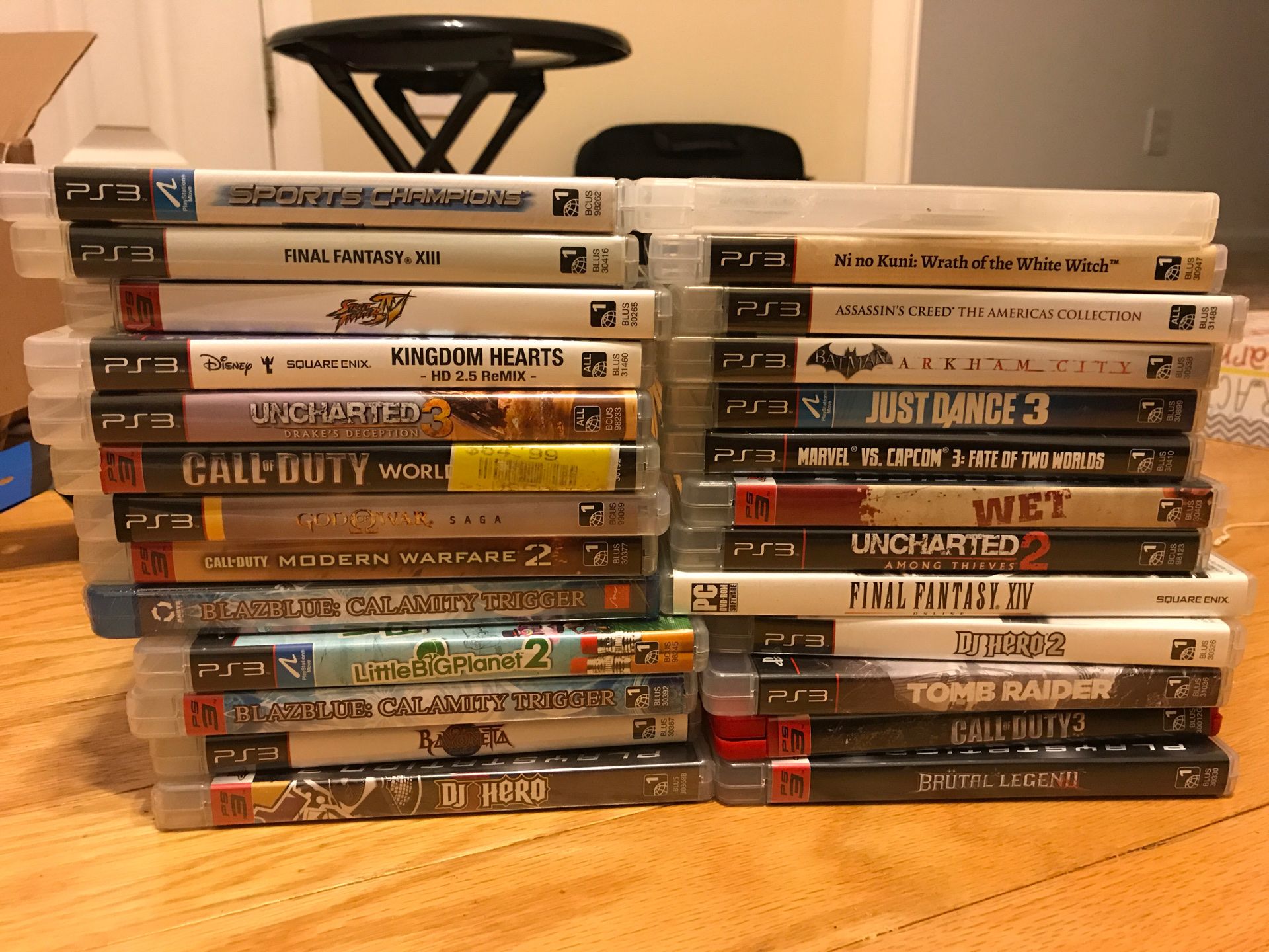 23 PS3 games ($5 each)