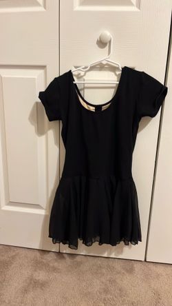 Girls black leotard