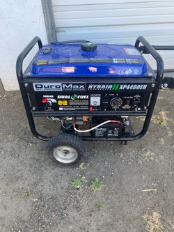 Like new dual fuel generator 4400