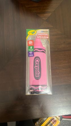 Crayola Crayon Bluetooth Speaker Pink