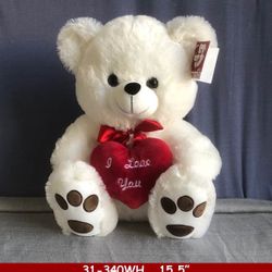 Valentine's Day White Bear