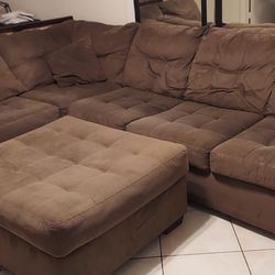 Couch With Ottoman 