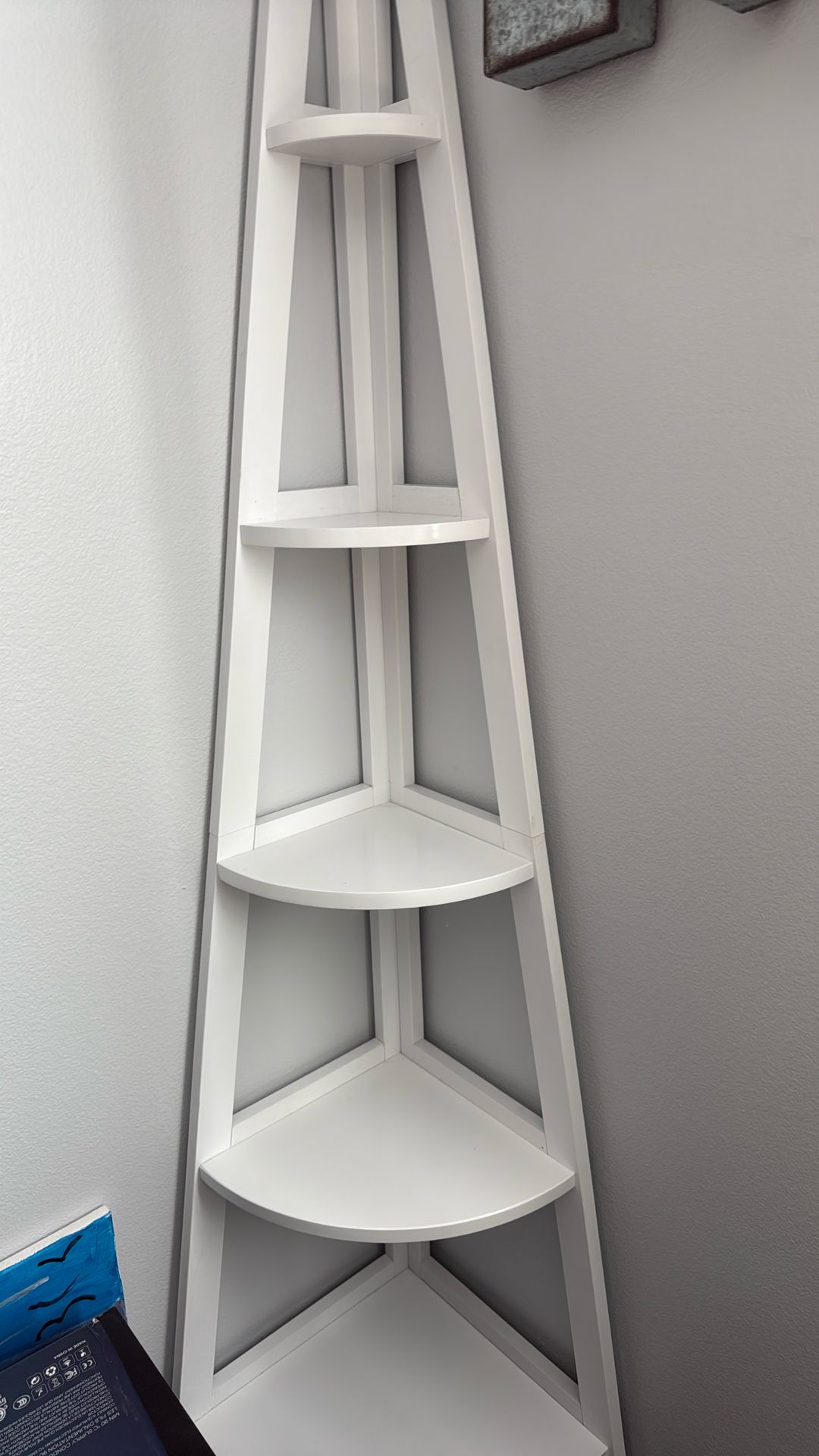 White Corner Shelf