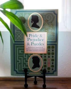 Brand New Jane Austen Pride & Prejudice & Puzzles Hardcover Book